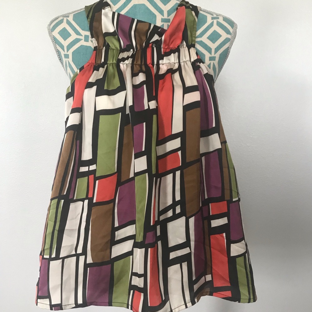 Miss Me Couture Sleeveless Blouse Sz M Cinch
